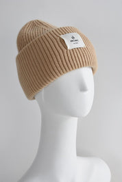 BÉŽOVÁ BEANIE ČEPICE HICHIC LuxeKnit
