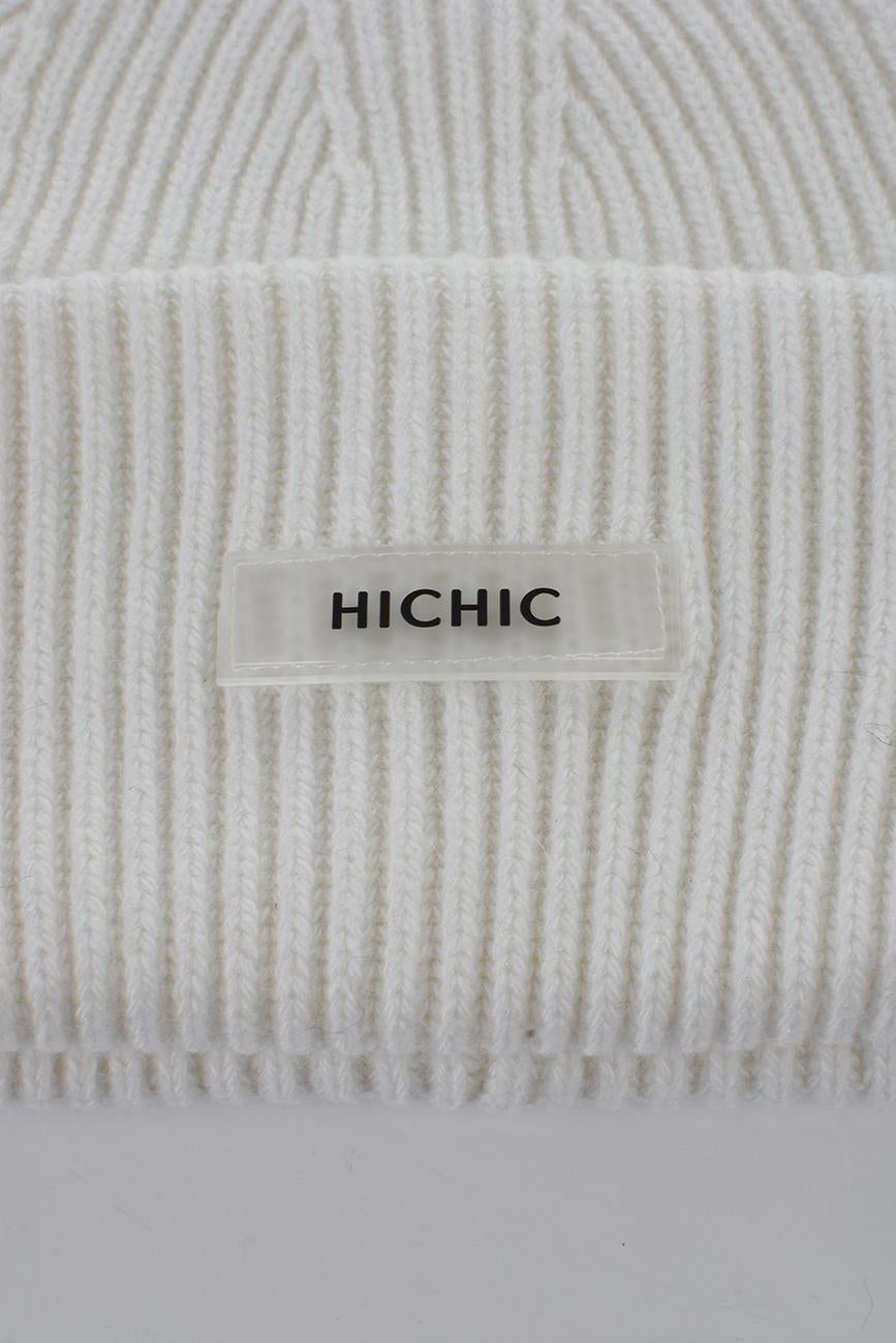 KRÉMOVÁ ČEPICE BEANIE HICHIC LuxeKnit