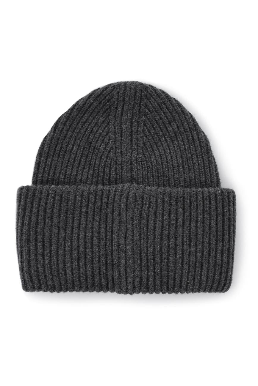 ANTRACITOVÁ BEANIE ČEPICE HICHIC LuxeKnit