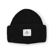 ČERNÁ KAŠMÍROVÁ ČEPICE BEANIE HICHIC LuxeKnit