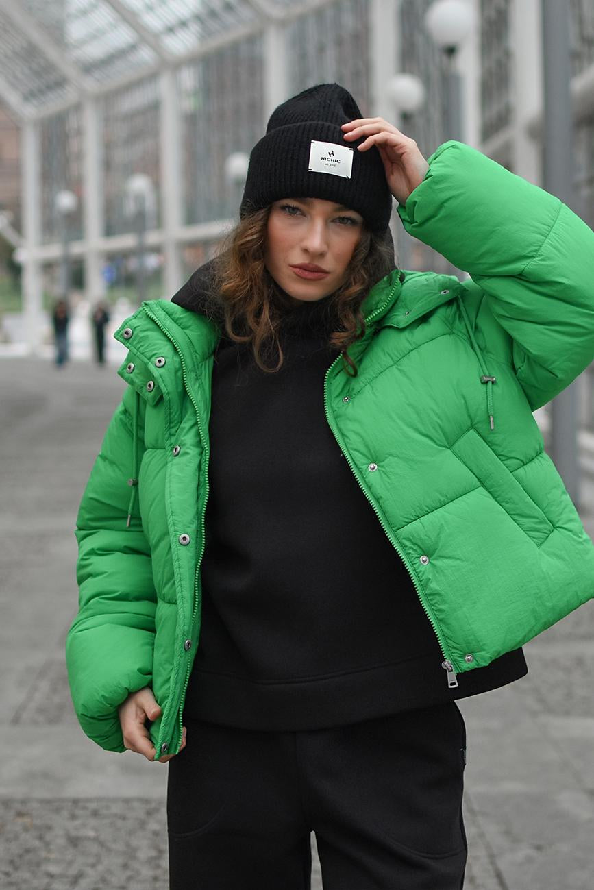 ČERNÁ KAŠMÍROVÁ ČEPICE BEANIE HICHIC LuxeKnit