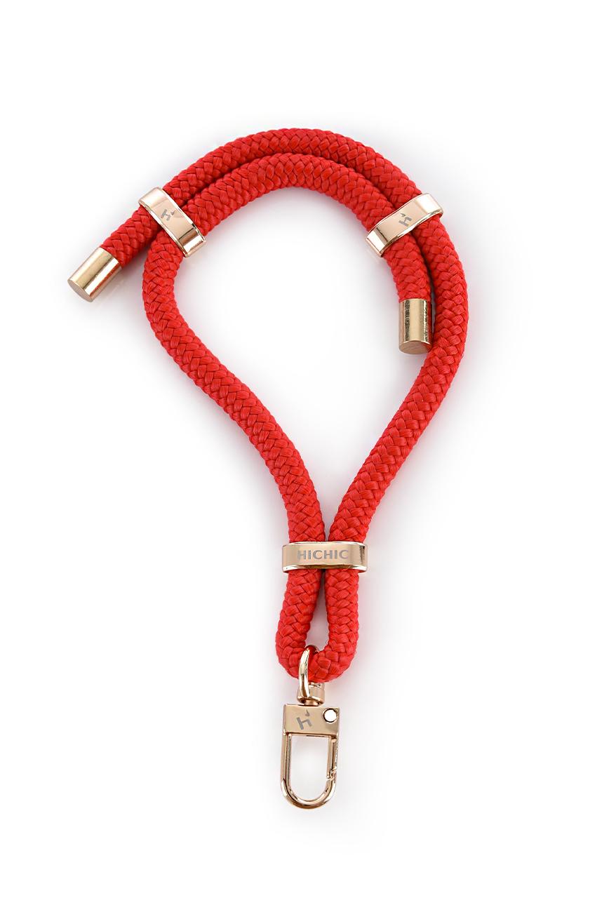 ČERVENÁ UNIČENKA S KARABINOU HICHIC ChilliRedGold
