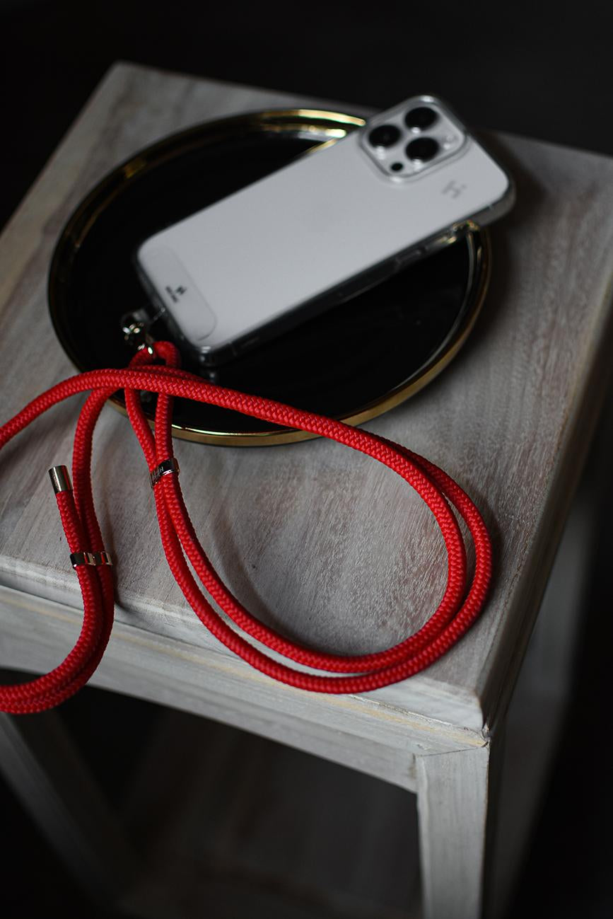 ČERVENÁ ŠŇŮRKA NA TELEFON HICHIC UniŠpagát ChineseRedGold