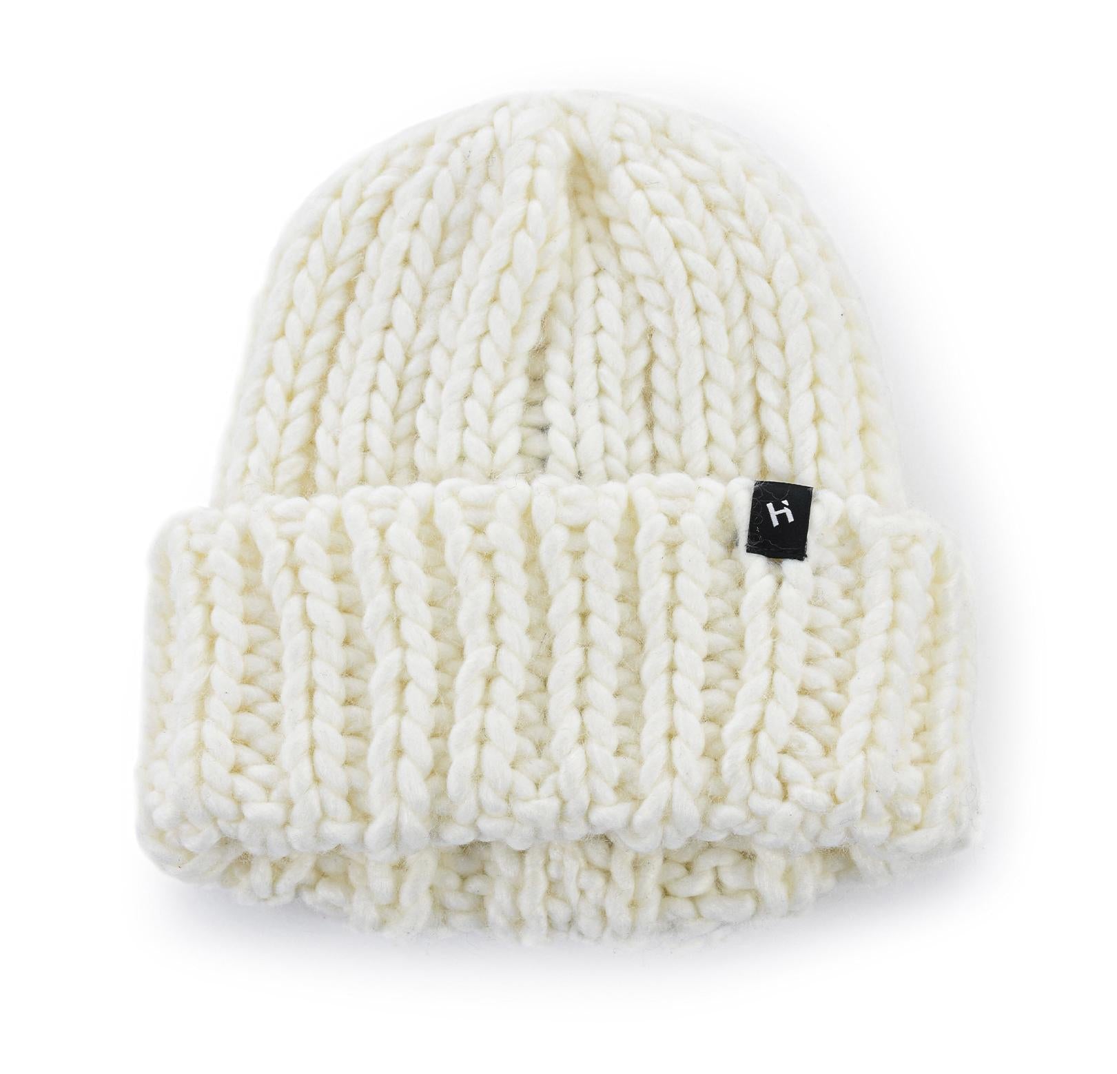 DÁMSKÁ VLNĚNÁ ČEPICE BEANIE HICHIC krémová