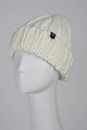 DÁMSKÁ VLNĚNÁ ČEPICE BEANIE HICHIC krémová
