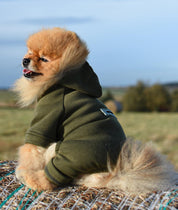 ZATEPLENÝ OBLEČEK PRO PSA KHAKI HICHIC Hoodie DOGverall