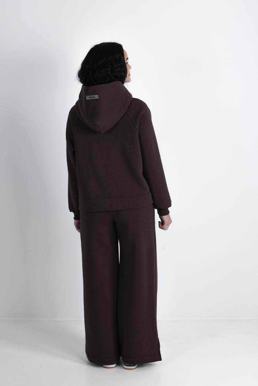 HNĚDÁ MIKINA S KAPUCÍ HICHIC BeGandalf Hoodie
