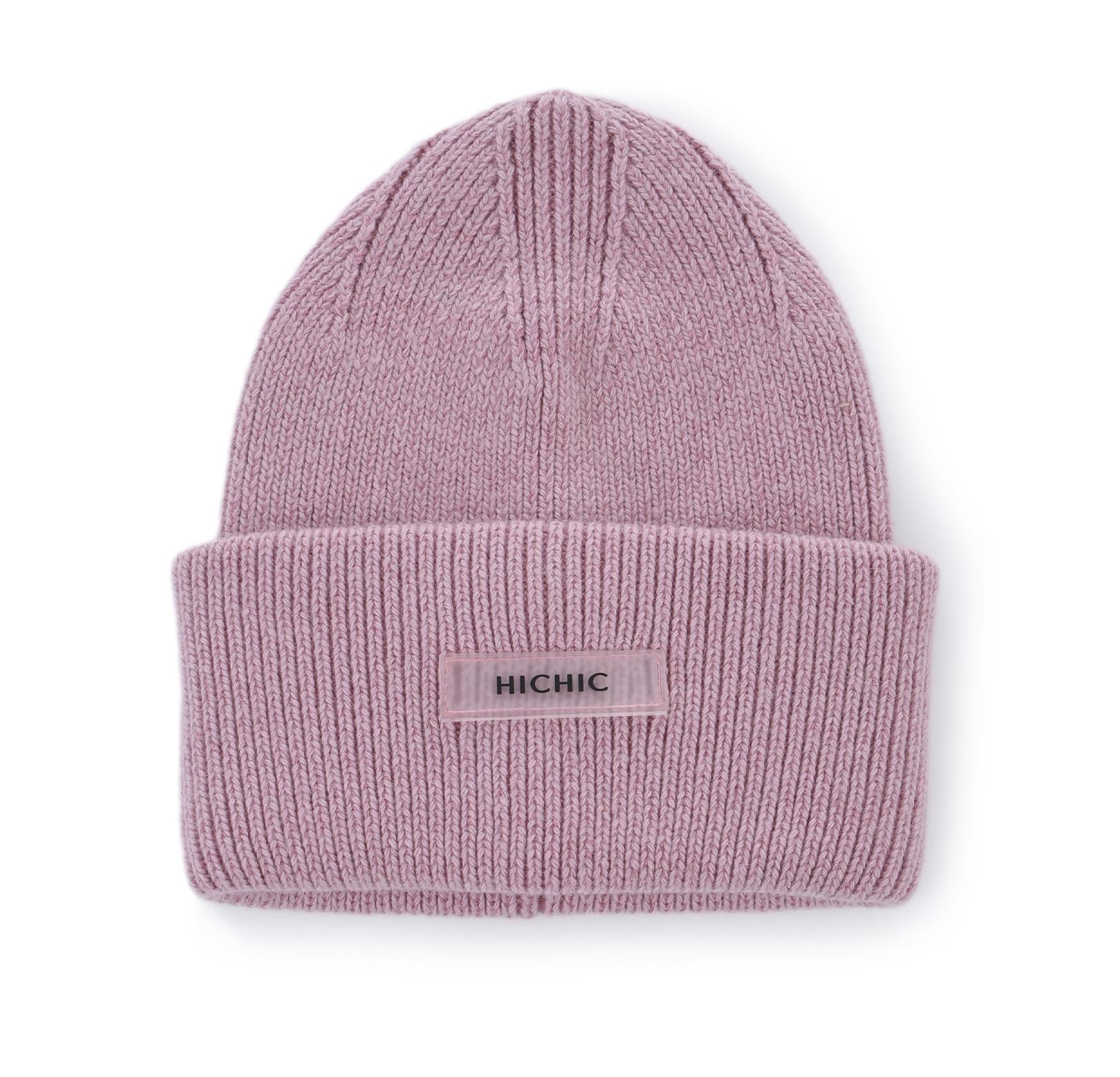 KAŠMÍROVÁ ČEPICE DÁMSKÁ RŮŽOVÁ HICHIC CoreKnit