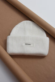 KRÉMOVÁ ČEPICE BEANIE HICHIC LuxeKnit