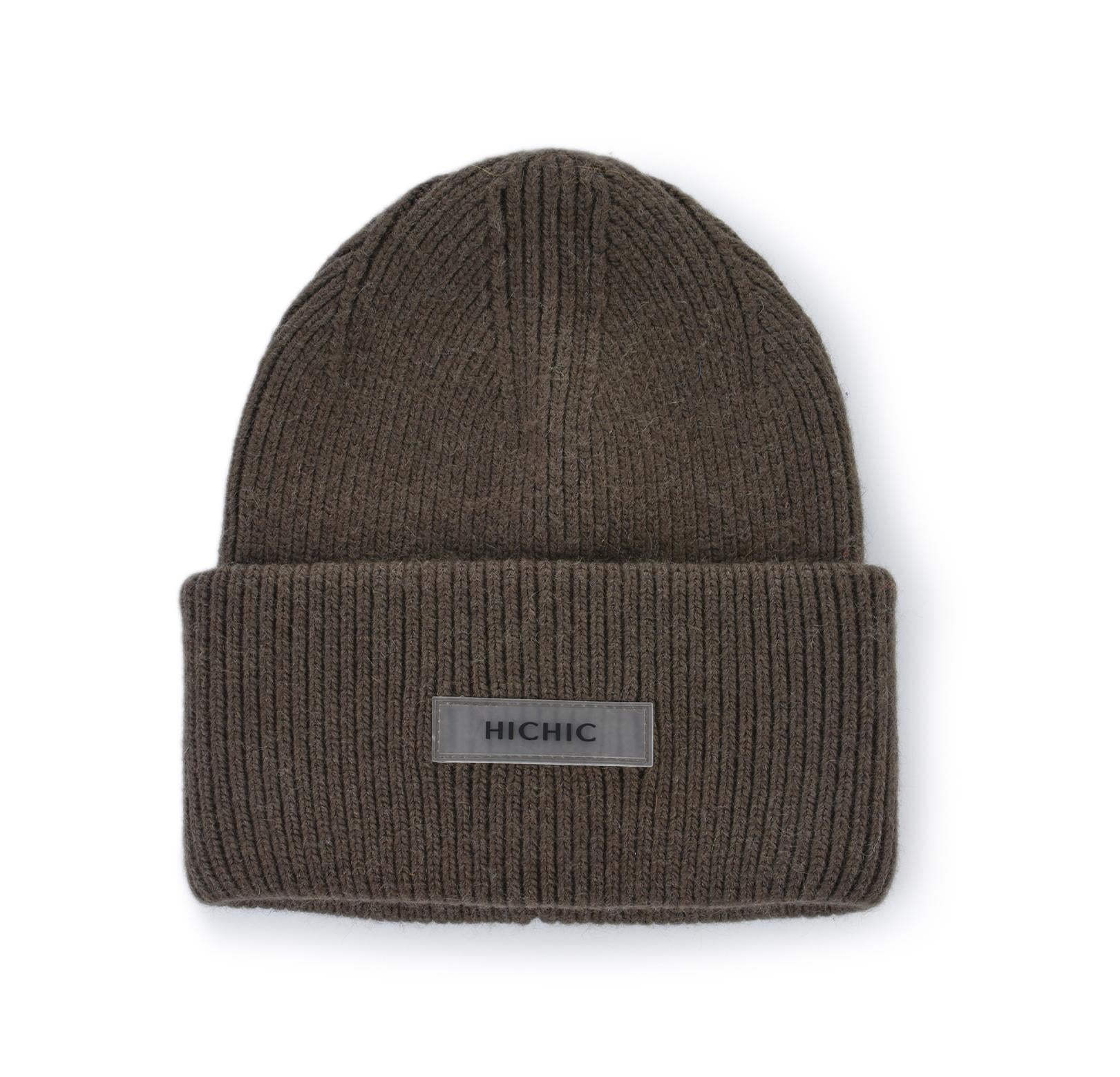 LUXUSNÍ ČEPICE HICHIC KÁVOVĚ HNĚDÁ CoreKnit