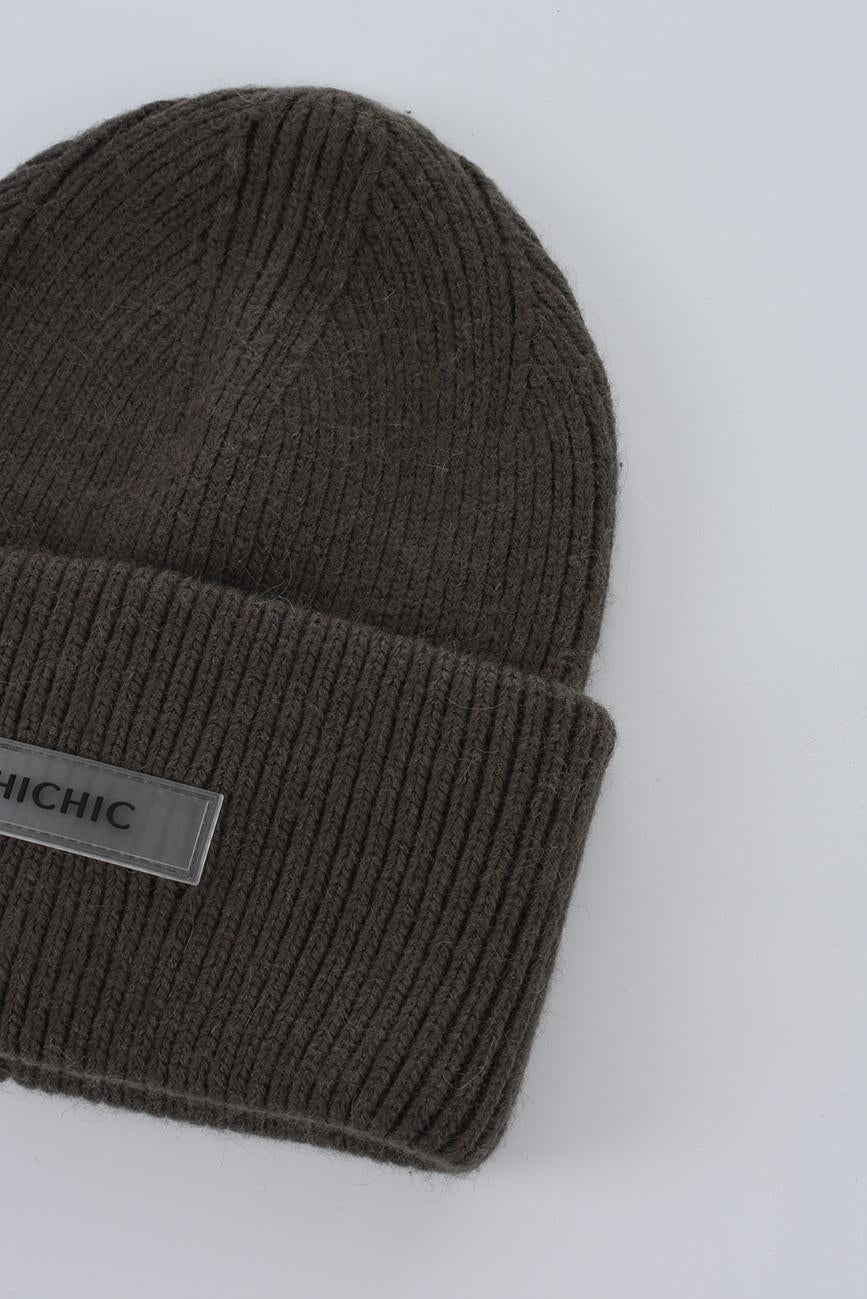 LUXUSNÍ ČEPICE HICHIC KÁVOVĚ HNĚDÁ CoreKnit