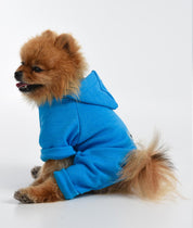 MODRÝ OVERAL PRO PSA S KAPUCÍ HICHIC Hoodie DOGverall