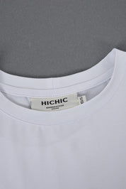 BÍLÉ OVERSIZED TRIČKO HICHIC First