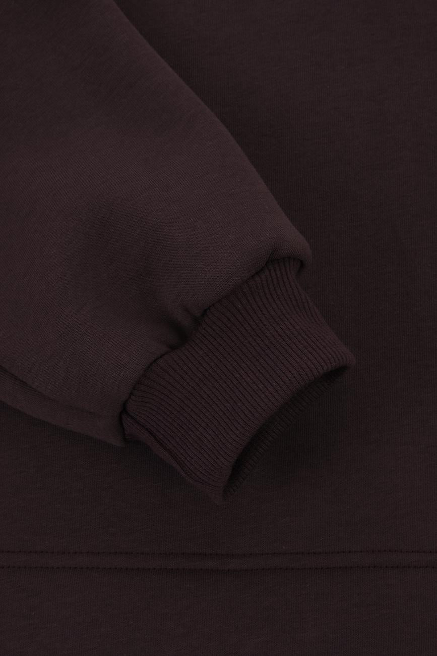 HNĚDÁ MIKINA S KAPUCÍ HICHIC BeGandalf Hoodie