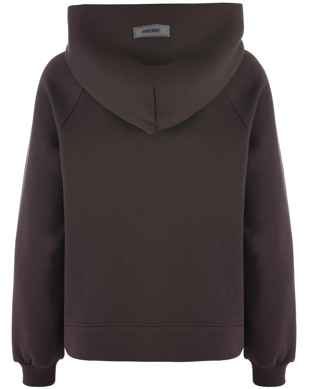 HNĚDÁ MIKINA S KAPUCÍ HICHIC BeGandalf Hoodie