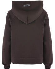 HNĚDÁ MIKINA S KAPUCÍ HICHIC BeGandalf Hoodie
