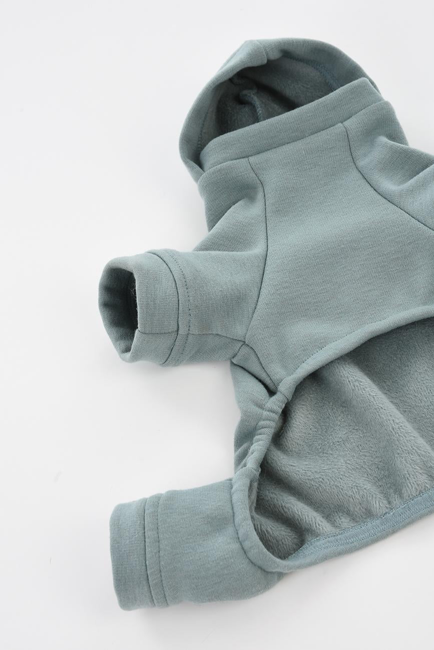 ZELENÝ PSÍ OVERAL S KAPUCÍ Hoodie DOGverall