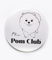 PRŮHLEDNÁ SAMOLEPKA NA AUTO POMERANIAN 130 mm The Pom Club
