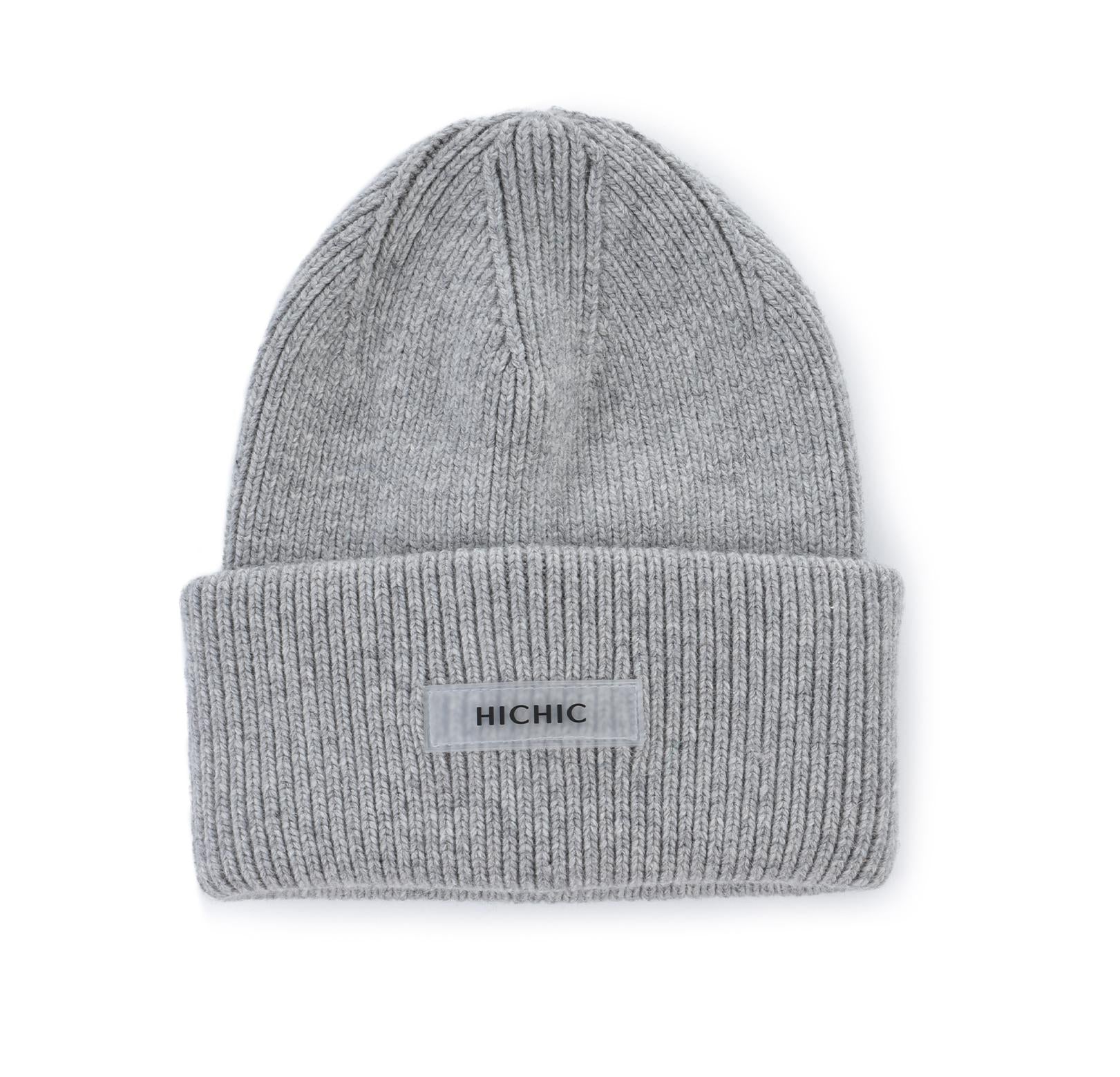 ŠEDÁ ZIMNÍ ČEPICE HICHIC CoreKnit
