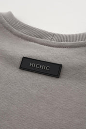 ŠEDÉ MIKINOVÉ TRIČKO HICHIC First Heavy