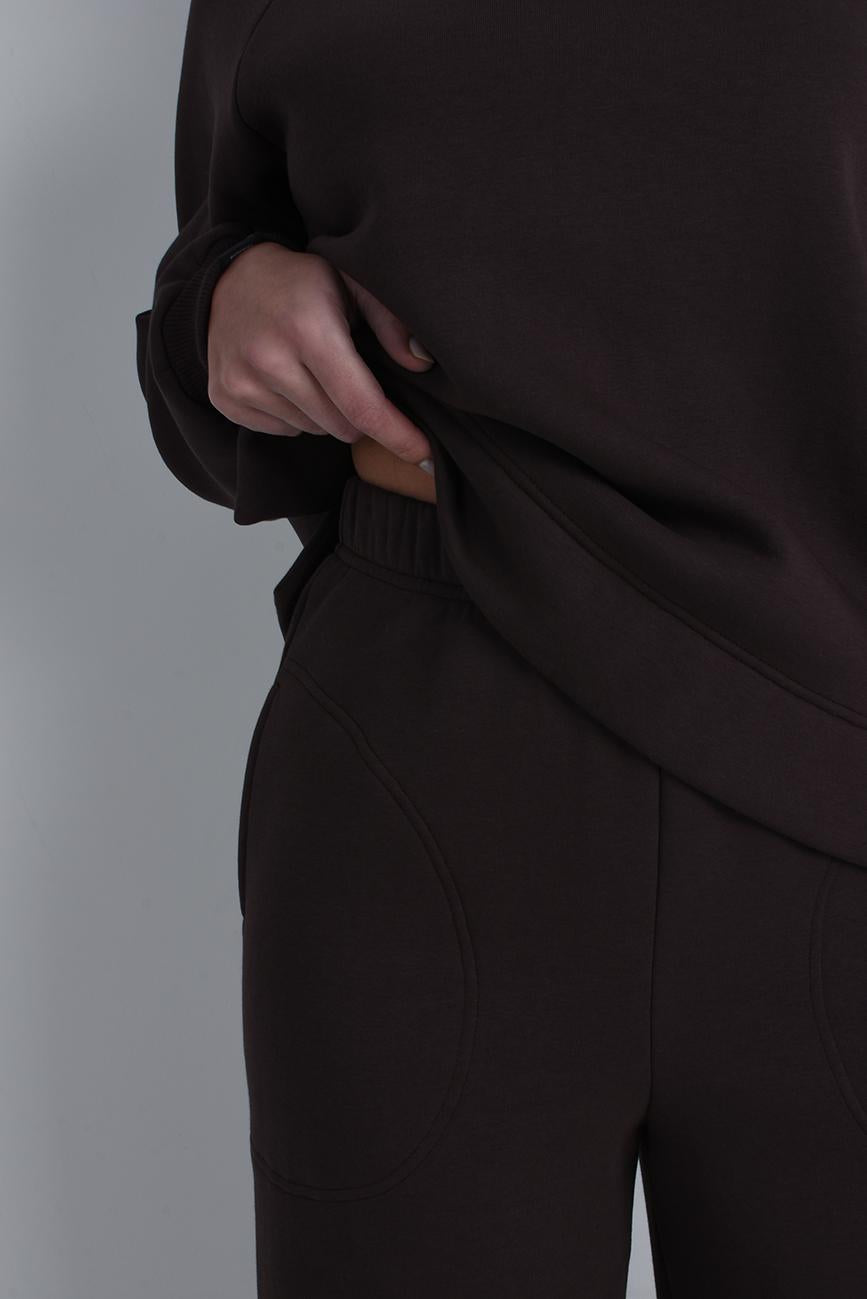ŠIROKÉ TEPLÁKY HNĚDÉ HICHIC BeGandalf Pants