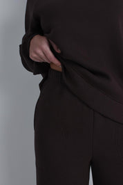 ŠIROKÉ TEPLÁKY HNĚDÉ HICHIC BeGandalf Pants