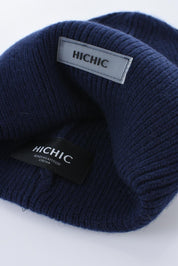 TMAVĚ MODRÁ ČEPICE BEANIE HICHIC CoreKnit