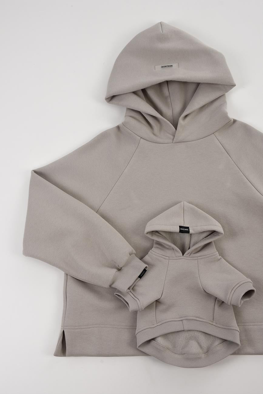 BÉŽOVÁ MIKINA S KAPUCÍ HICHIC BeGandalf Hoodie