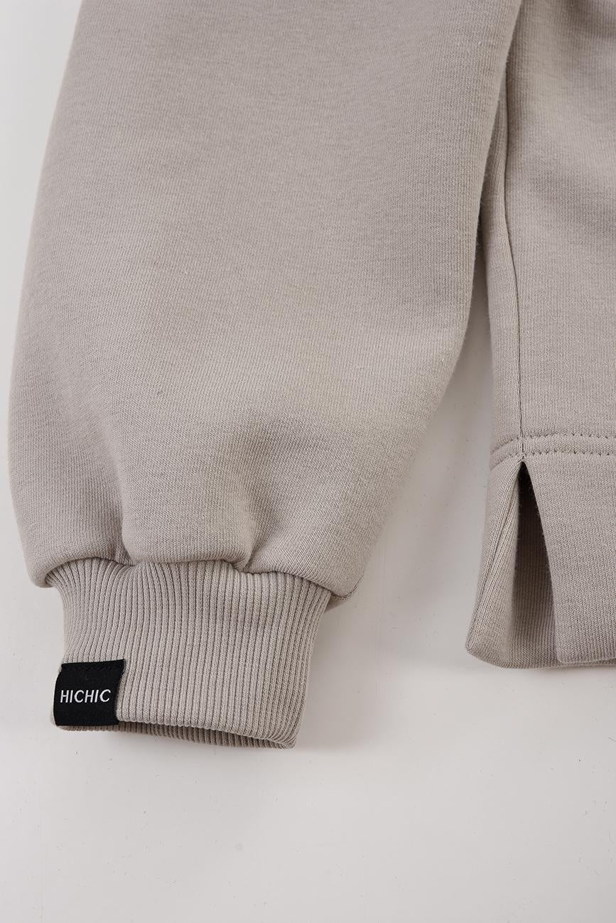 BÉŽOVÁ MIKINA S KAPUCÍ HICHIC BeGandalf Hoodie