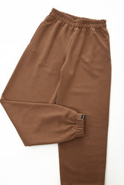 TEPLÁKY OVERSIZED HNĚDÉ HICHIC SweetPants