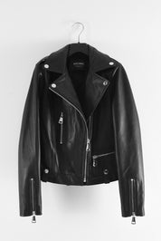 BLACK LEATHER JACKET HICHIC Denerys