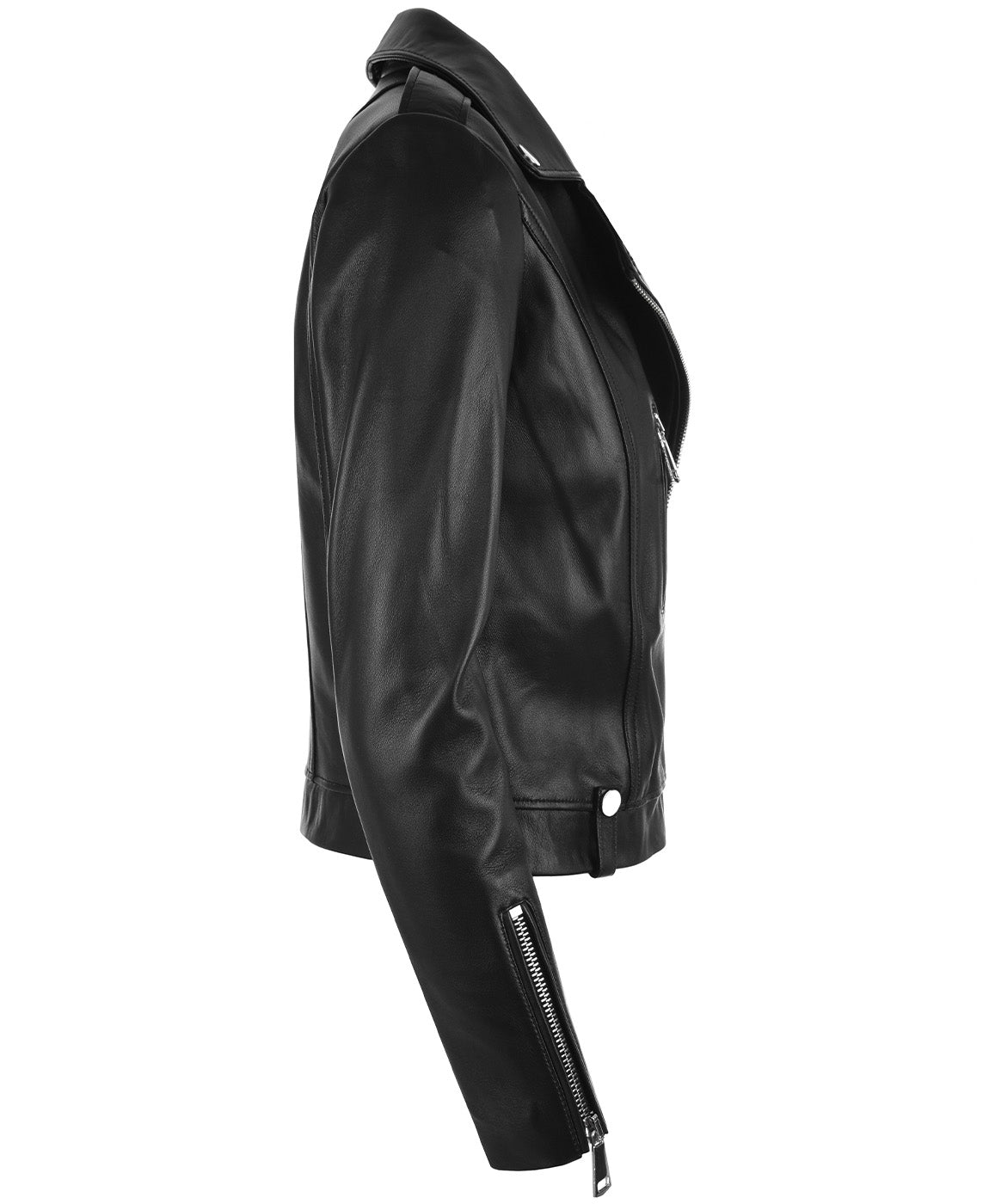 BLACK LEATHER JACKET HICHIC Denerys