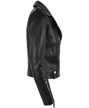 BLACK LEATHER JACKET HICHIC Denerys