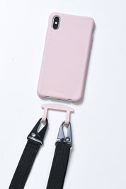 RŮŽOVÝ OBAL NA MOBIL S POPRUHEM 2v1 HICHIC