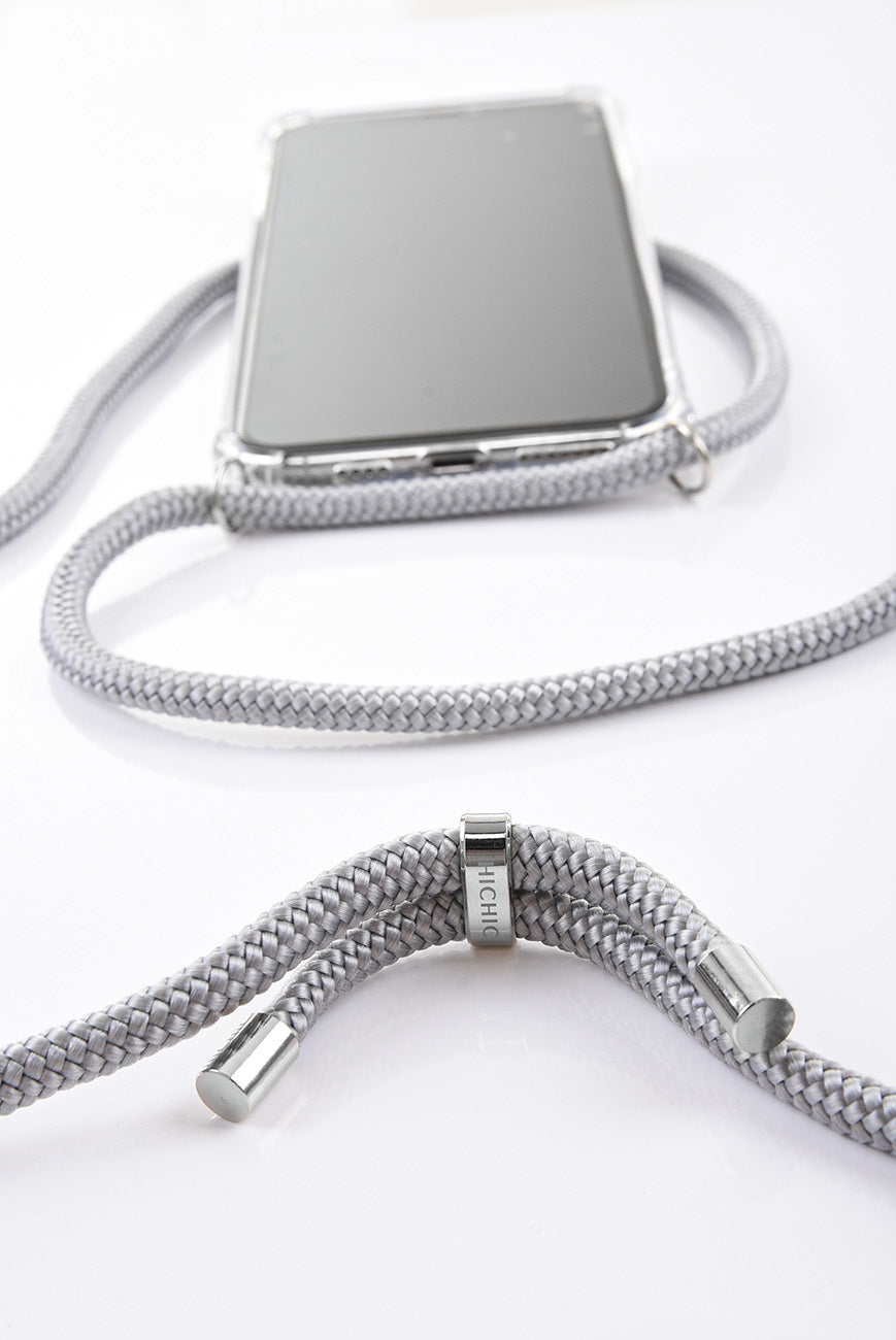 OBAL NA MOBIL NA KRK / CROSSBODY šedý HICHIC
