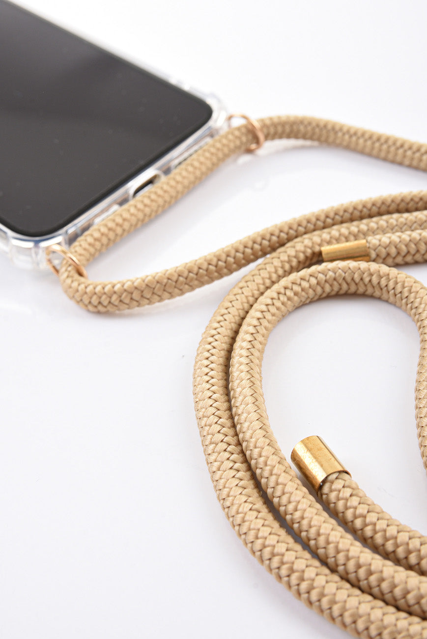 OBAL NA TELEFON NA KRK / CROSSBODY béžový HICHIC