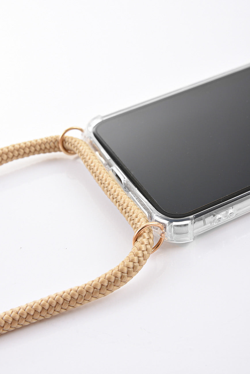 OBAL NA TELEFON NA KRK / CROSSBODY béžový HICHIC