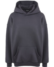 OVERSIZED MIKINA S KAPUCÍ ANTRACIT HICHIC Moodie