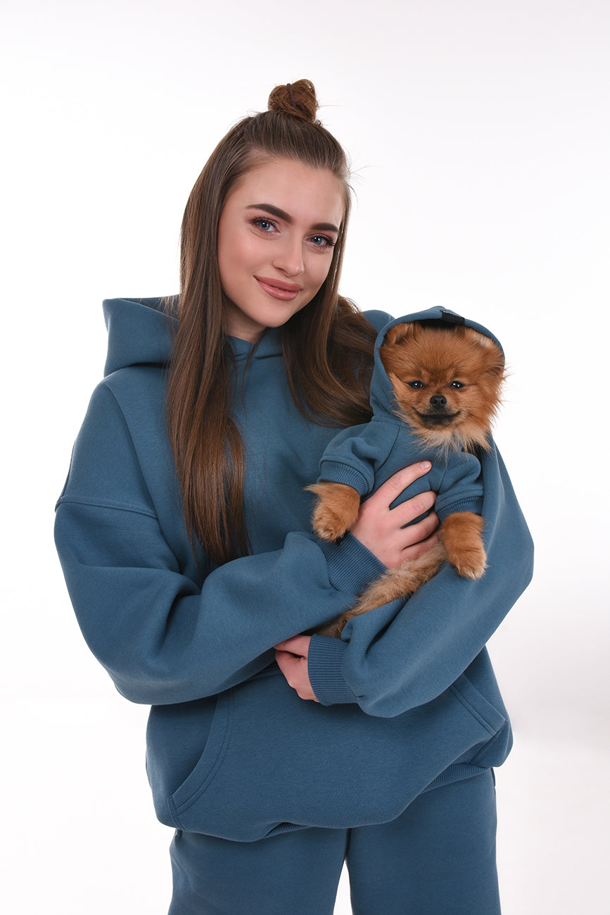 MODRÁ MIKINA PRO PSA HICHIC Doggie