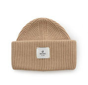 BEIGE HAT BEANIE HICHIC LuxeKnit