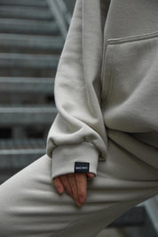 BEIGE OVERSIZED SWEATSHIRT HICHIC Moodie
