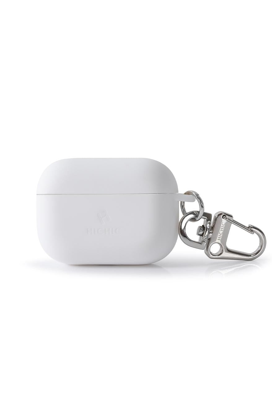 BÍLÝ KRYT NA AIRPODS PRO HICHIC AirFuska WhiteSilver