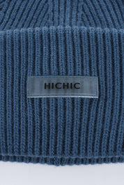 RIBBED CASHMERE HAT HICHIC LuxeKnit 