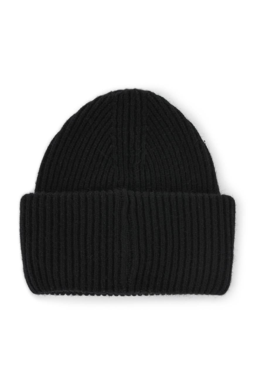 ČERNÁ BEANIE ČEPICE HICHIC LuxeKnit