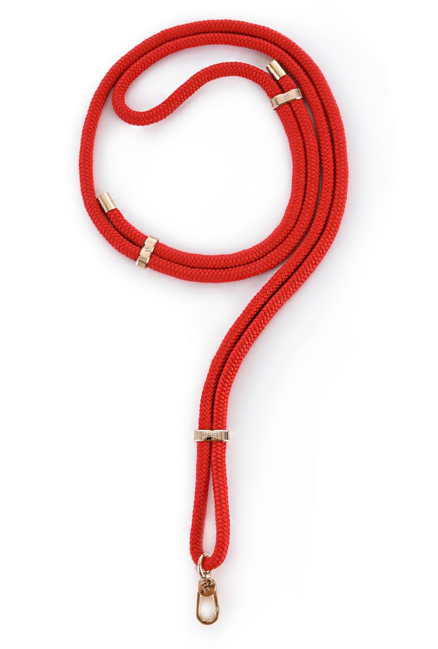 RED PHONE LANYARD HICHIC UniŠpagát ChineseRedGold