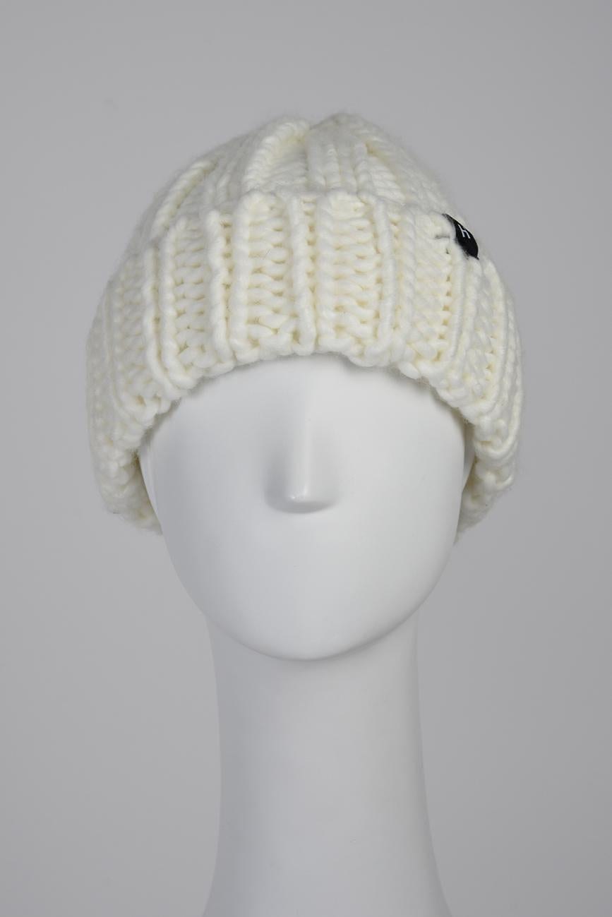 WOMEN'S WOOL HAT BEANIE HICHIC cream