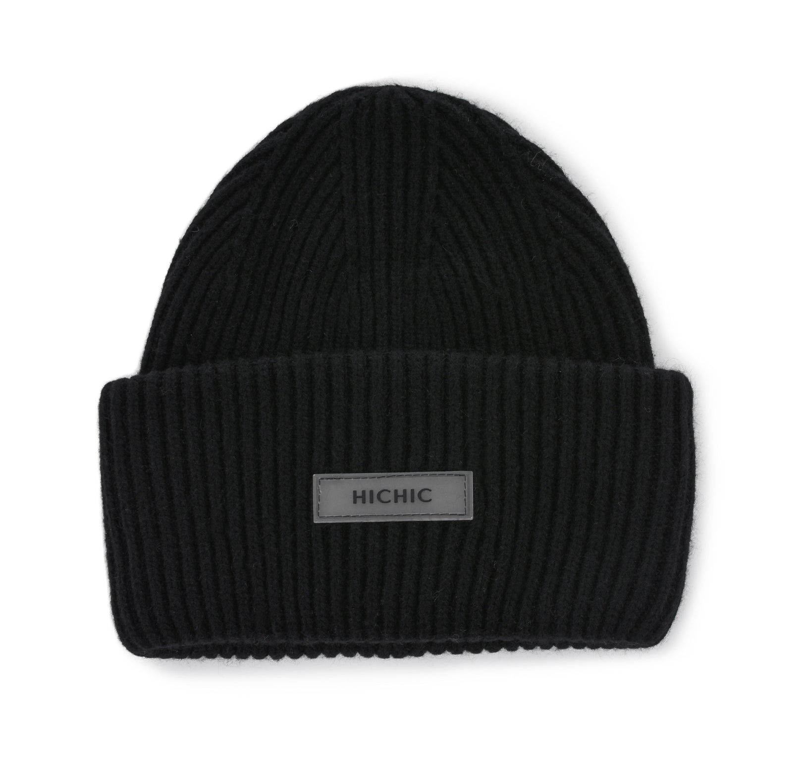 ČERNÁ BEANIE ČEPICE HICHIC LuxeKnit