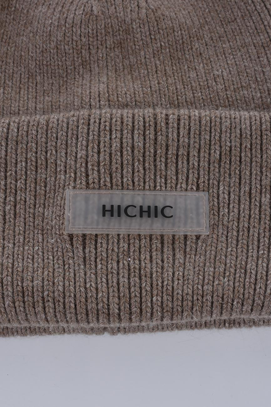 BROWN BEANIE HICHIC CoreKnit