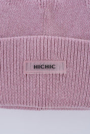 CASHMERE HAT LADIES PINK HICHIC CoreKnit