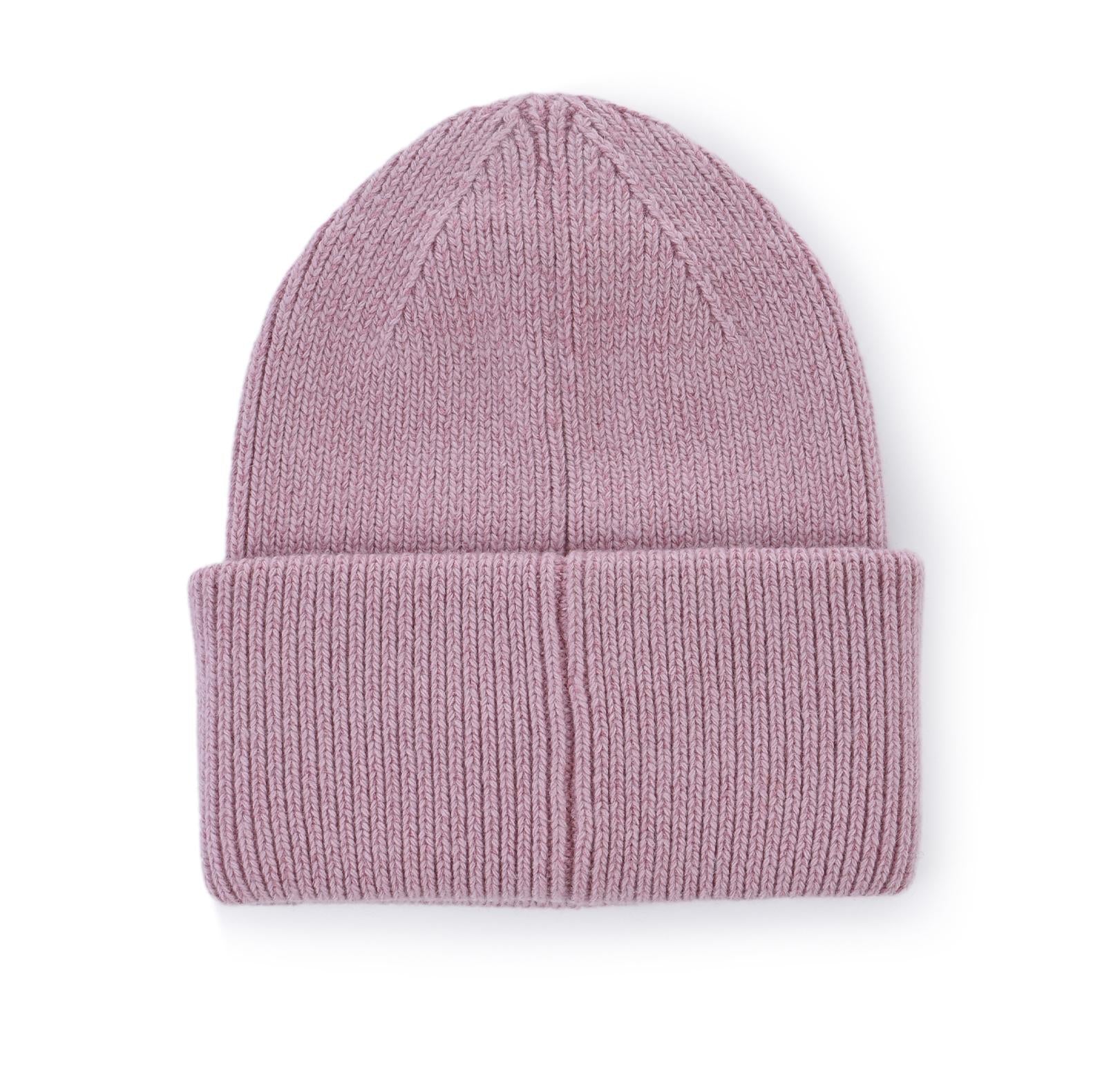 CASHMERE HAT LADIES PINK HICHIC CoreKnit